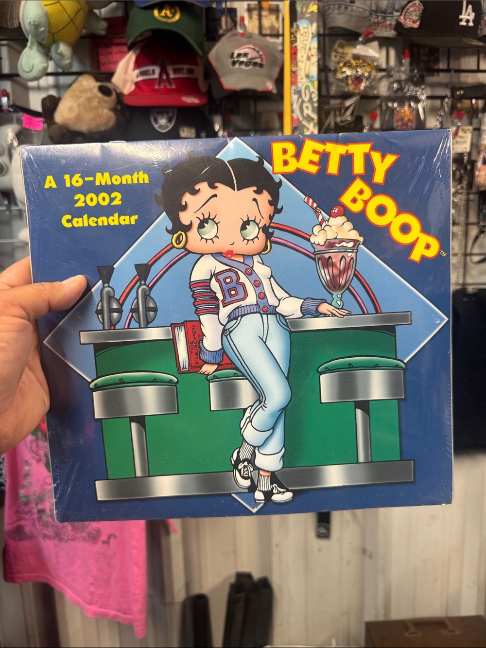 Betty Boop 2002 16-Month Calendar Sealed Deadstock